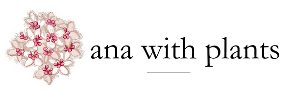 ana with plants