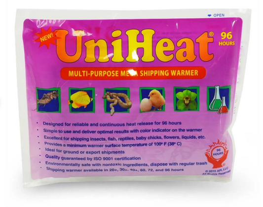 96 hr heat pack & double insulation